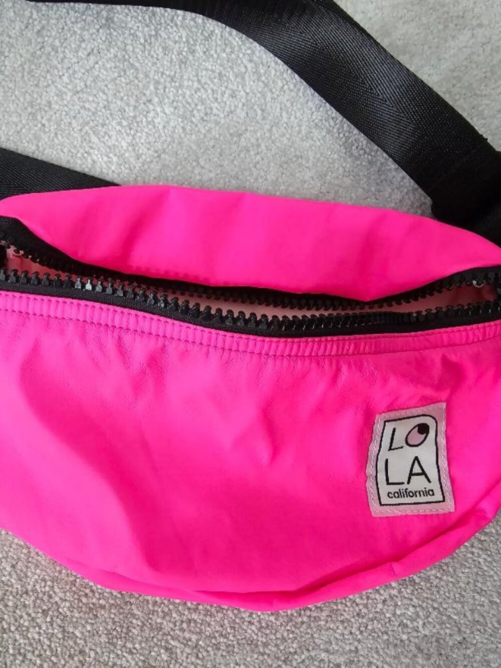 Lola Moonbeam Neon Pink Bum Bag Fanny Pack Belt Bag
